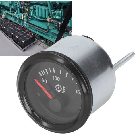 310-040-015 Jauge de température d'huile VDO pour générateurs diesel 24V, camions et automobiles, type à aiguille de 52 mm. (1/5)