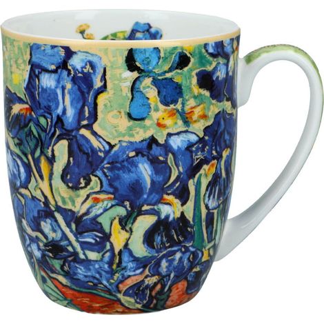 Carmani, Porzellantasse t. Camio 380ml - VAN gogh/Iris (1/4)