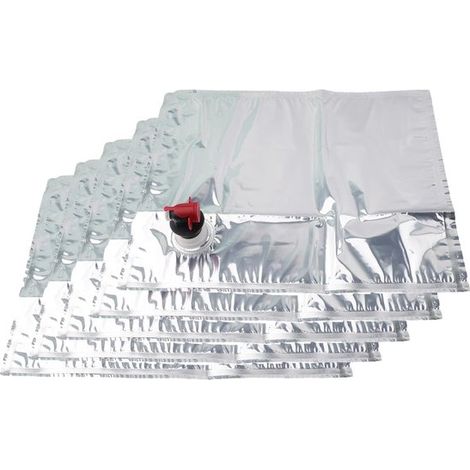 Sacchetto dosatore per vino riutilizzabile con ricarica e beccuccio, borsa da viaggio portatile per vino, succhi e altri liquidi, a prova di perdite per picnic. (1/5)