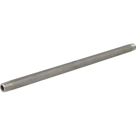 Double nipple de tuyau en inox 1/8'' x 200 mm