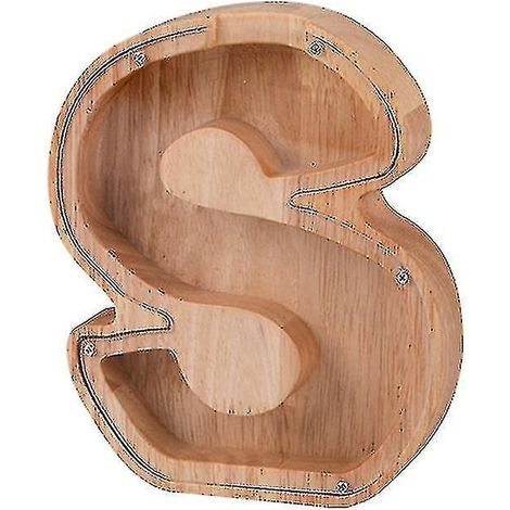 Sparschwein aus Holz mit dem Alphabet - Kinder-Spardose (1/5)