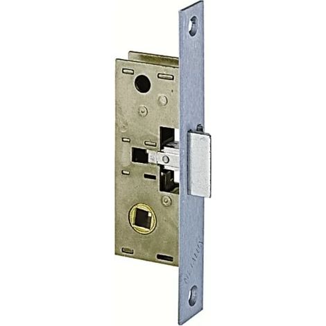 Metalux F120460010 Cerradura de pestillo simple, caja pequeña, eje de 31 mm (1/2)