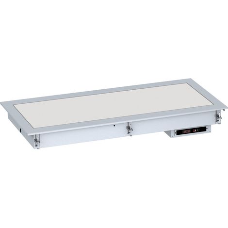 Plaque Chauffante Vitrocéramique Drop-In Blanche - 2 à 5 x GN 1/1 - Combisteel
