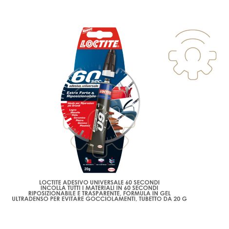 Gel adhA sif adhA sif universel Loctite 60 secondes 20 g monocomposant extra fort