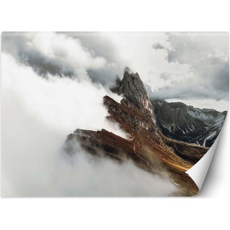 Carta Da Parati, Montagne tra le nuvole - 254x184 (1/5)