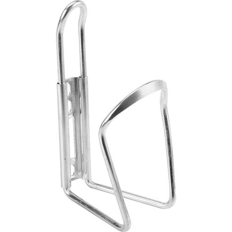 Alliage d'aluminium en plein air VTT vélo cyclisme bouteille d'eau support étagères Cage (argent) (1/4)