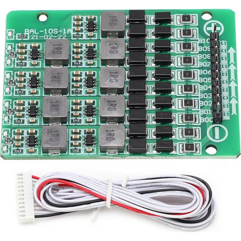 Carte d'Équilibrage Actif pour Batterie LiFePO4 10S - Module Universel à Broches 2.54mm (1/5)