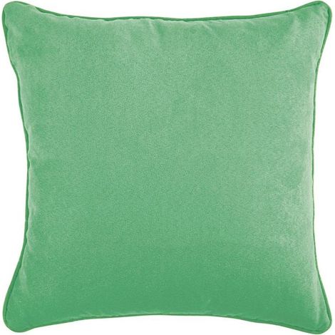 SUEDEN - Coussin en suédine vert clair 40x40 (1/4)