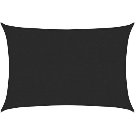 Maison Exclusive - Voile d'ombrage 160 g/m² Noir 2,5x4 m PEHD