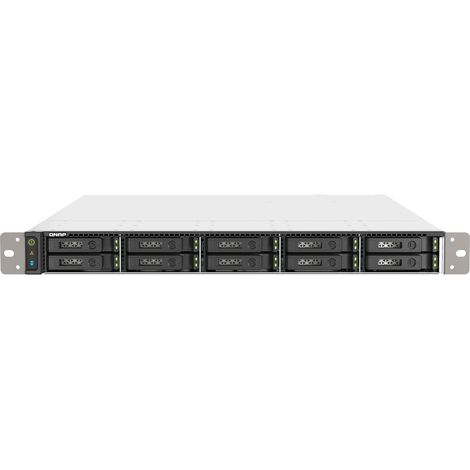 QNAP TS-h1090FU-7232P-64G (AMD EPYC, 64GB ECC RAM, 10x 2,5" U.2/SATA, 2x PCIe, 2x 2,5GbE, 2x 25GbE) (1/4)