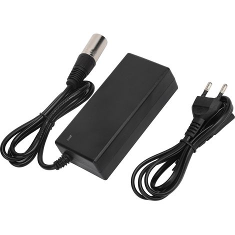 EU-Netzteil (100–240 V) für 29,4-V-/2-A-Lithium-Akkus mit 3-poligem Stecker