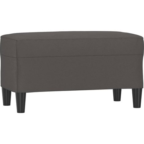 Banco gris 70 x 35 x 41 cm sintético 020010683