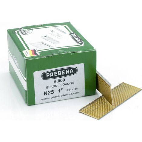 Prebena N25CNKHA Set de clous pour cloueur Longueur 25 mm 5000 pc(s) (1/2)