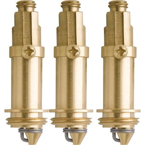 Set of 3 Brass Bouncing Cores, Suitable for Pop Up Clic Clac Bath Stopper and Clic Clac Sink Stopper, Perfect as a Quality Replacement Part for Sink Stopper (1/5)