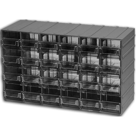 CASSETTIERA PLASTICA MAURER 24 POSTI - ORGANIZER PORTAMINUTERIA (1/2)