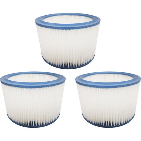 Trade-Shop Patronen-Filter / Ersatzfilter / Faltenfilter / Luftfilter ersetzt Nilfisk 302000490 63990 11753 107402338 302000461 / Nasssauger, Trockensauger - 3 Stück (1/2)