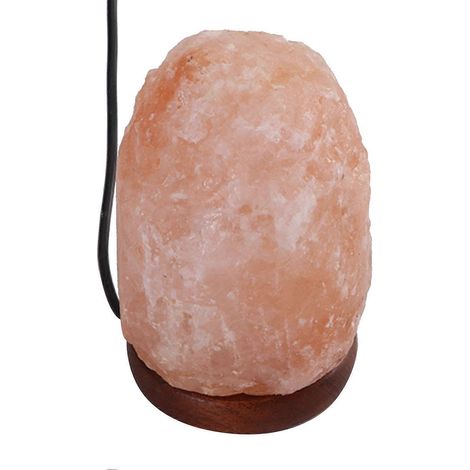 Lampe de sel de l'Himalaya LED multicolore à cristaux de sel, alimentation USB, éclairage naturel d'ambiance (1/5)
