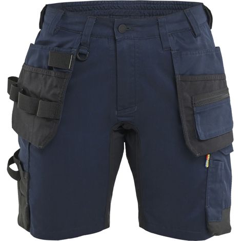 Pantalón corto de trabajo stretch 2D mujer 7133 - Azul marino L - FR(44) - SE(C42) - Normas