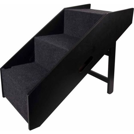Rampe et escalier pour chien Noir 62 x 36 x 51 cm - animallparadise (1/4)