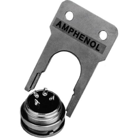 Clé de montage pour embase de panneau série C091 Amphenol N 45 091-000 1 D19231 (1/2)
