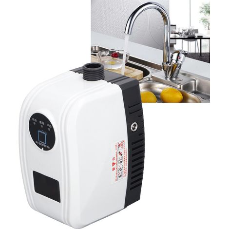 Pompe de surpression d'eau domestique 150 W avec capteur de débit et bouton marche/arrêt, surpresseur automatique 24 V pour douche, hauteur de refoulement maximale 20 m, norme européenne 100-240 V. (1/5)