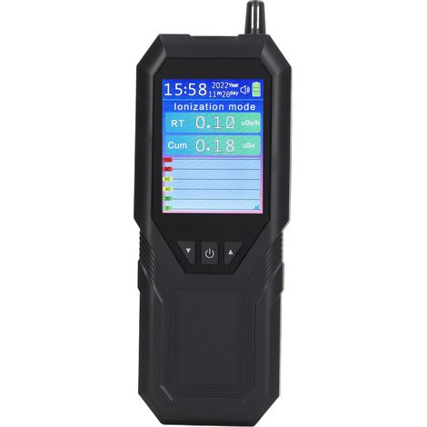 Détecteur de radiations, dosimètre professionnel sensible, compteur Geiger avec alarme visuelle et sonore (1/5)