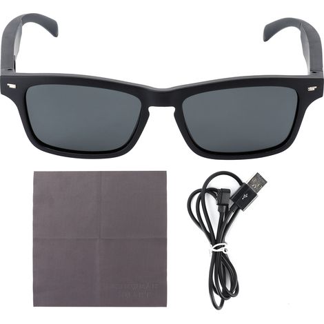 Lunettes de soleil audio polarisées Bluetooth sans fil haut-parleur pour écouter de la musique