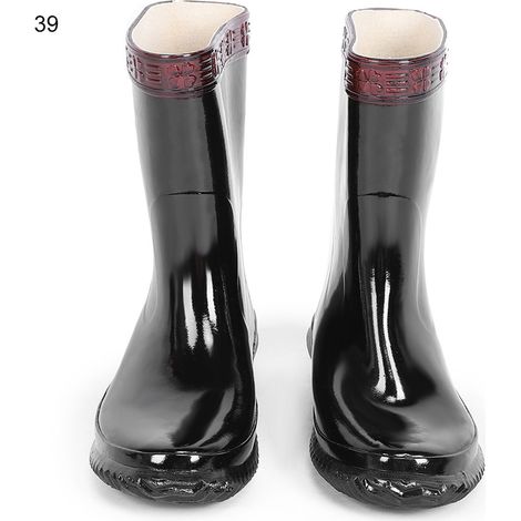Bottes de sécurité électrique 20kV antidérapantes imperméables chaussures de travail isolation haute tension pointure 39 (1/5)