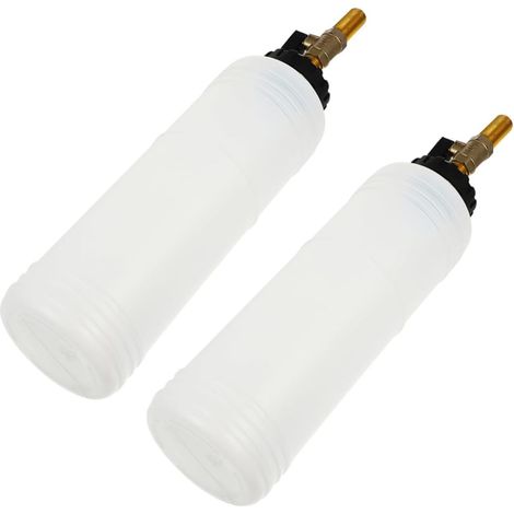 2pcs Flacon de Purgeur de Liquide de Frein pour Voiture en Plastique et Fer, Économie de Temps et Usage Longue Durée, Outil Professionnel pour Véhicule (1/5)