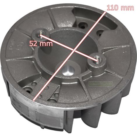 Moteur de vélo compatible avec KnappWulf KM132 2 en 1 / Nemaxx MT52 4 en 1 débroussailleuse, taille-haie