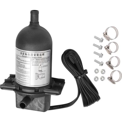 Réchauffeur de bloc moteur, réchauffeur de liquide de refroidissement moteur à circulation automatique 240 V, préchauffeur de démarrage 500 W, kit de générateur électrique professionnel étanche IP54 (1/4)