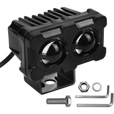 1 Pièces Moto Phare Led Lumière Phare Lampe Auxiliaire Pour Motos Tout-Terrain, Vtt,