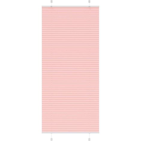 vidaXL Tenda Plissettata Rosa 90x200 cm Larghezza Tessuto 89,4 cm (1/5)