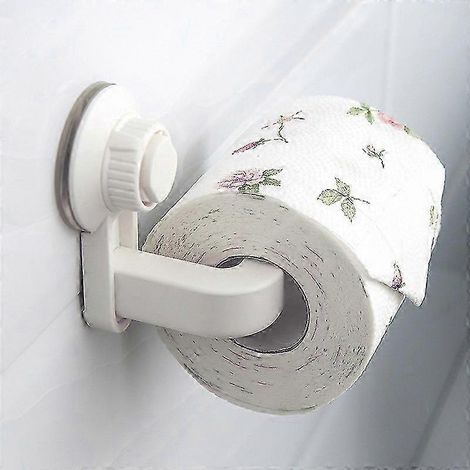 Selbstklebender, wandmontierter Toilettenpapierspender, wasserdicht, Montage ohne Bohren, starke Klebebefestigung für Badezimmer (1/4)