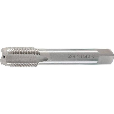Taraud STI une coupe M16 x 1,5 mm - HSS-G - Coupe Précise et Durable, Acier, Pro - D-Work (1/5)