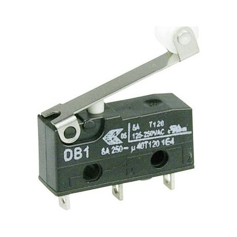 ZF MICRORUPTEUR DB1C-A1RC DB1C-A1RC 250 V/AC 6 A 1 X ON/(ON) À RAPPEL 1 PC(S) (1/2)
