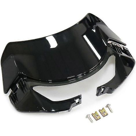 Pare-brise neuf pour moto Street Triple S660 765s 765r 765rs (2020-2022) - Noir / Transparent / Gris fumé