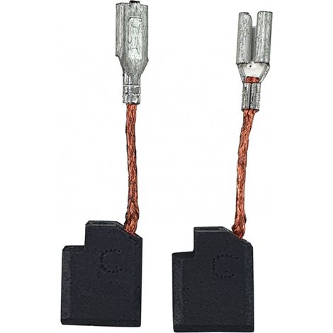 Paire de charbons moteur (6,5x10x14 mm) pour Meuleuse Angulaire DEWALT - 1003860-00 (1/3)