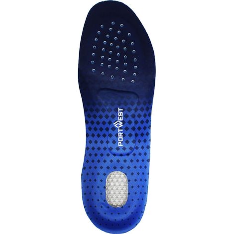 Ultimativer Komfort-Einlegesohle - S - Blau - Portwest