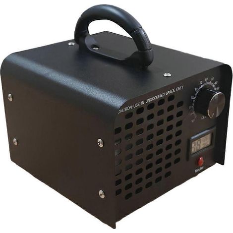 Générateur d'ozone 60 g/h, machine à ozone haute capacité pour usage domestique et commercial, voiture, sous-sol, bureau, élimination des odeurs d'animaux domestiques, prise européenne. (1/5)