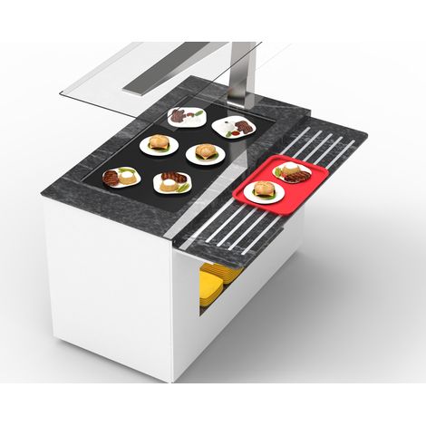 Option plateaux de profondeur 400 mm pour Buffet - Sayl