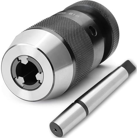 XIIW B18 Keyless Drill Chuck 1-16mm MK2/MT2 Tapered Chuck Metal Compatible Drilling Machine Lathe Milling Machine (1/5)