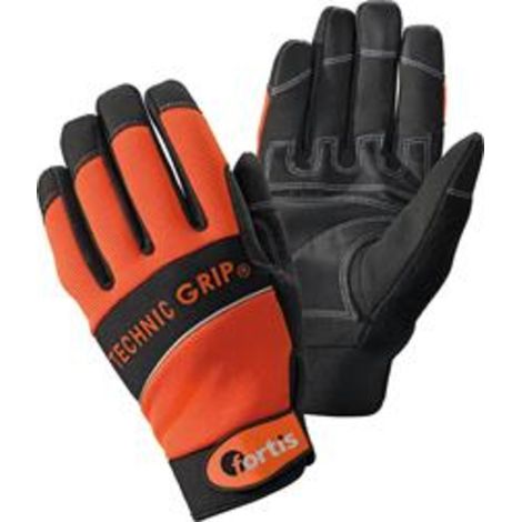 Gant de protection TechnicGrip,Gr.8,orange/noir,FORTIS (1/5)