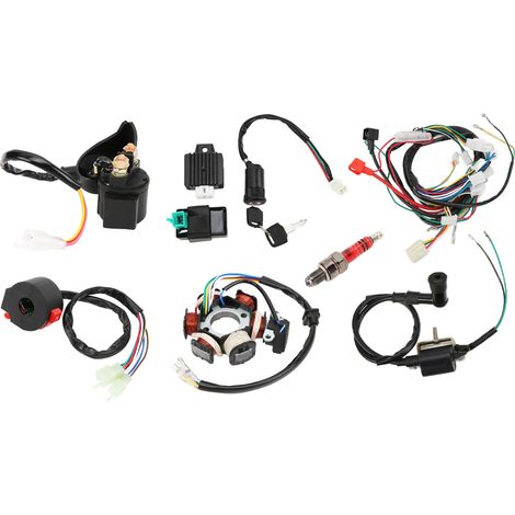 Kabelbaum für ATVs, Ersatz-CDI-Kabelbaum für ATVs, Offroad-Motorräder und Karts mit 50ccm, 70ccm, 90ccm, 110ccm und 125ccm. (1/5)
