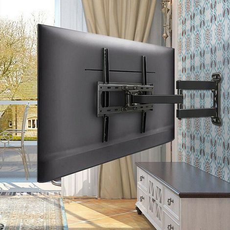 TV Bracket Wall Mount Double Arms Ultra Strong Stable Support LCD LED 32-55 Inch (1/5)