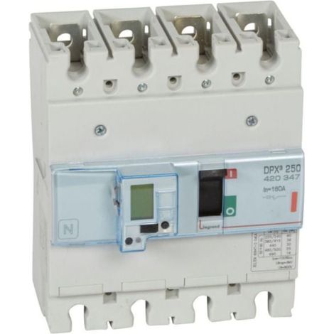 Disjoncteur électronique DPX³250 pouvoir de coupure 36kA 400V - 4P - 160A - LEGRAND