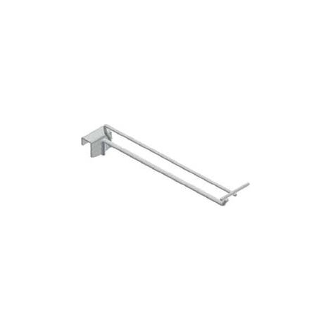 GANCIO IN FILO CROMATO PER BARRE UNIVERSALI CON PORTAPREZZI  ø mm.8x300 l.