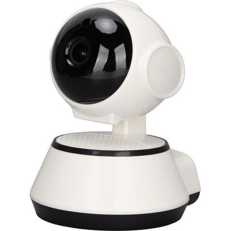 Caméra de sécurité intérieure intelligente avec Wi-Fi, babyphone, caméra sans fil pour chien et animaux de compagnie, audio bidirectionnel, prise britannique 100-240 V (1/5)