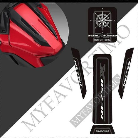 Protections adhésives pour carénage et réservoir Honda NC 750, NC 750 X, NC 750X, protection genoux, pare-brise, protège-mains, déflecteur de vent (2021-2022) - NC750X25 (1/5)