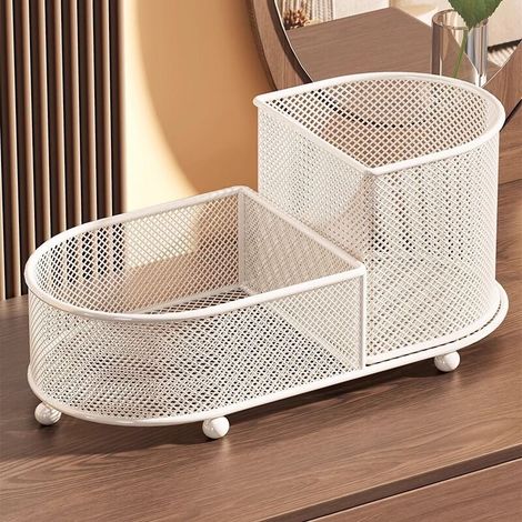 Boîte de rangement, étagère de bureau, table de dortoir, organisateur simple, meuble de rangement pour produits de soin de la peau et lavabo (1/4)